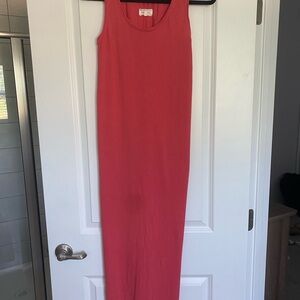 Lou & Grey Coral Knit Maxi Dress